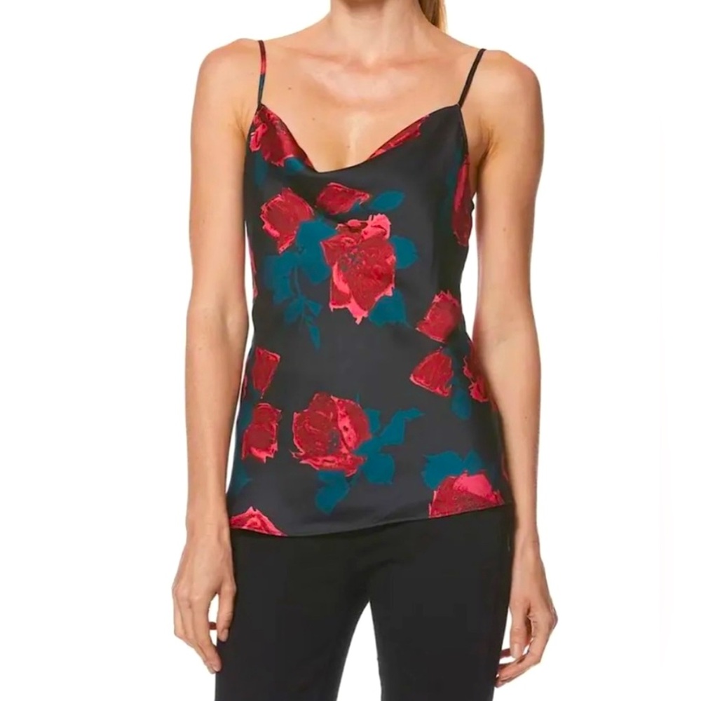 PAIGE Floral Cowl Neck Cami